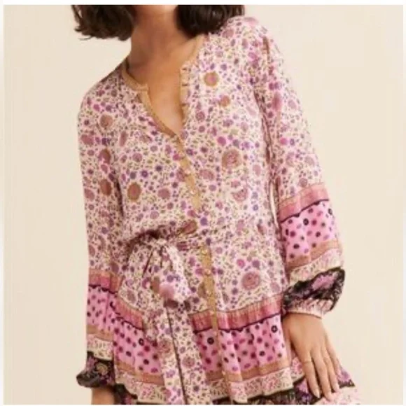 Spell Lady Untamed Tunic Mini Dress Medium - Picture 5 of 16